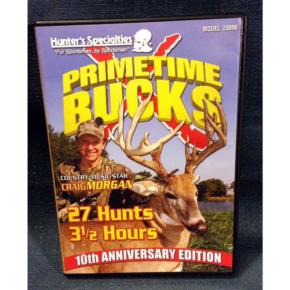 "Primetime Bucks X 10th Anniversary" 2 DVD Set - Deer Buck Bow Gun Hunting